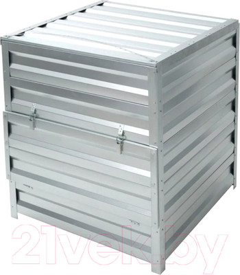 Компостер Формула качества Оцинкованный с крышкой 1000x1000x1000 (неокрашенный)