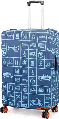 Чехол для чемодана Grott 210-LSC398-L-DCL (Dark Color)