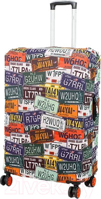 Чехол для чемодана Grott 210-LSC400-M-LCL (Light Color)