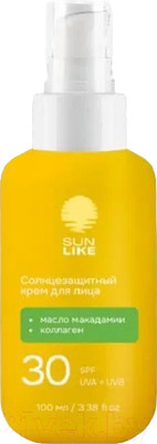 Крем солнцезащитный Sun Like Для лица SPF30 (100мл)