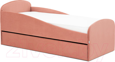Кровать-тахта детская Бельмарко Letmo / 2068 (пудровый)