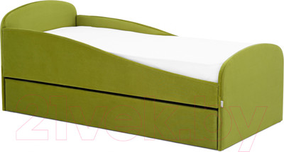 Кровать-тахта детская Бельмарко Letmo / 2071 (оливковый)