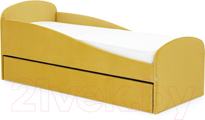 Кровать-тахта детская Бельмарко Letmo / 2072 (горчичный)