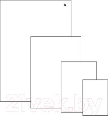 Бумага для рисования ArtSpace А1 / БЧ_48567 (50л)