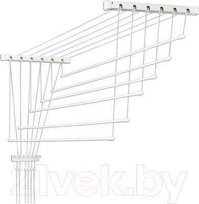 Сушилка для белья Comfort Alumin Group Потолочная 6 прутьев 220см (алюминий/белый, металлическое крепление)