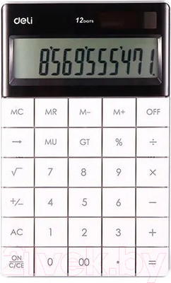 Калькулятор Deli Touch / 1589WHITE (белый)