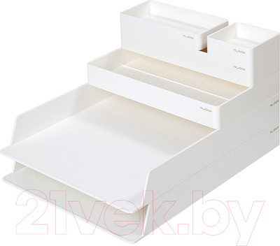 Органайзер настольный Deli Nusign / NS001 (белый)