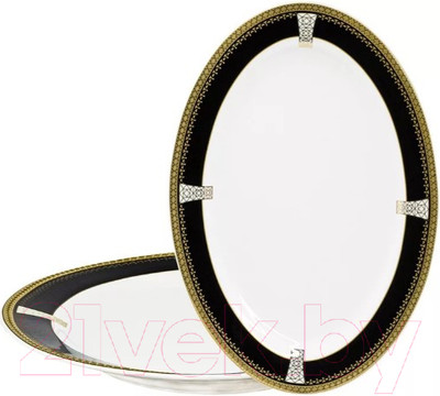 Набор сервировочных блюд Lenardi Black Baccara 205-014 (2шт)