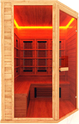 Инфракрасная сауна Шингарёв и Ко Угловая 6-местная