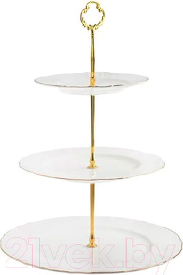 Ваза-этажерка Lenardi Maria Gold 226-065