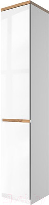 Шкаф-пенал Anrex Taurus 1DTP (белый/дуб вотан)