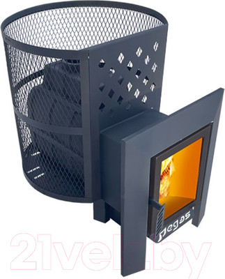 Печь-каменка Пегас Легион 16 ДТ 4 Стекло (чугун)