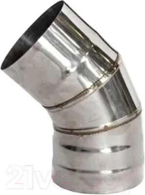 Поворот для труб Гефест Сталь Сталь 135 120 AISI 430/0.8мм 248мм