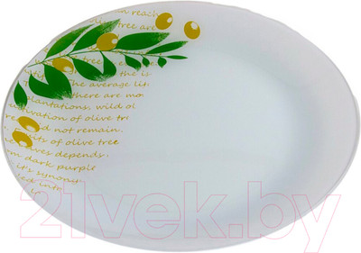 Набор тарелок NiNaGlass Олива 85-164-30 / 4840163075 (2шт)