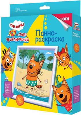 Набор для творчества Lori 3D Art. Панно-раскраска. Компот / Ипк-004