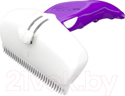 Щетка для животных FoOLee Easee Dog Large / FL2142 (фиолетовый)