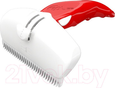 Щетка для животных FoOLee Easee Dog Large / FL2166 (красный)