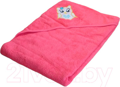 Полотенце с капюшоном Goodness Махровое 100x100 (коралловый)