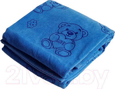 Полотенце детское Goodness Махровое 70x135 (синий)