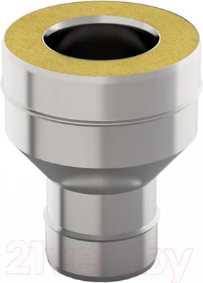 Переходник для дымохода UMKPRO Т/П-М 120х200 AISI 439/439 1мм/0.5мм тип-2