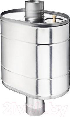 Бак на трубе UMKPRO 115 AISI 439/0.8мм 80л для печи (штуцер 3/4")