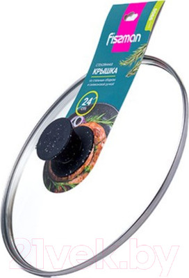 Крышка стеклянная Fissman 9900 (черный)