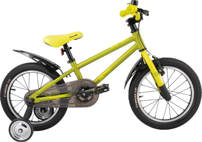 Детский велосипед Tech Team Gulliver 16 (зеленый/алюминий)