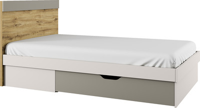 Полуторная кровать Anrex Modern 120 S (персидский жемчуг/ирландский ликер)