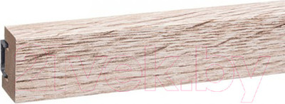 Финишная рейка для реечной панели Grace L07 Ель сибирская, с монтажной планкой в комплекте (2750х27х18мм)
