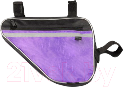 Сумка велосипедная Indigo Sport SM-419 (черный/фиолетовый)