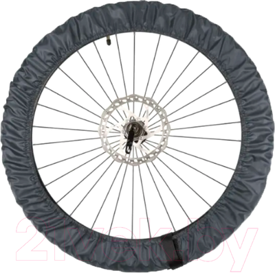 Набор чехлов на колеса велосипеда Indigo Sport SM-418 (2шт, серый)