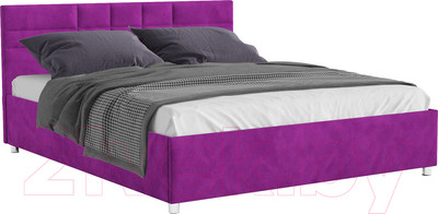 Двуспальная кровать Mebel-Ars Нью-Йорк 160 (фиолетовый)