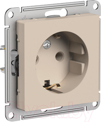Розетка Systeme (Schneider) Electric AtlasDesign ATN001243 (песочный)