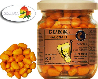 Насадка рыболовная CUKK Кукуруза сладкая манго (220мл, оранжевый)
