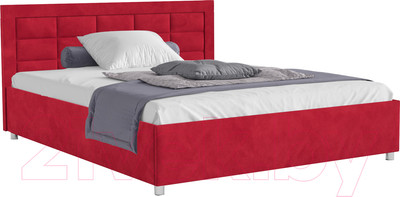 Полуторная кровать Mebel-Ars Версаль 140 (кордрой красный)
