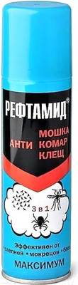 Аэрозоль от насекомых Рефтамид Репеллент Максимум 4600171107483 (147мл)