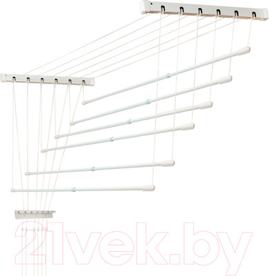 Сушилка для белья Comfort Alumin Group Потолочная телескопическая 6 прутьев 140-250см (алюминий)