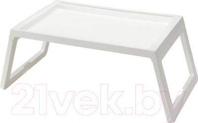 Поднос-столик Рыжий кот Skandi / 104915 (белый)