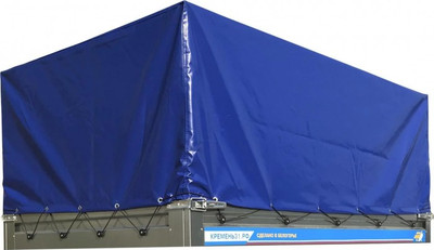 Тент для прицепа Кремень H-700 на прицеп 2x1.3 (2x13x700)