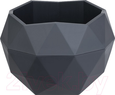 Кашпо La Decoro Топаз КШ-9124 (антрацит)