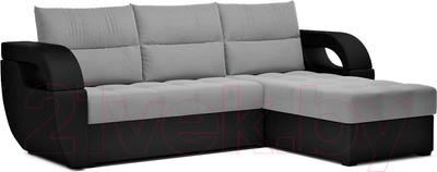 Диван угловой Mebel-Ars Мартин (рогожка серая)