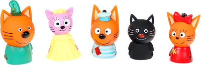 Набор игрушек для ванной Капитошка Три Кота. Пальчиковый театр / 4314929