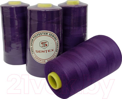 Набор швейных ниток Sentex 100% полиэстер 50/2 5000 ярдов 1162 (4шт)