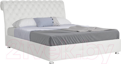 Двуспальная кровать Mebel-Ars Эксклюзив 160 (экокожа)