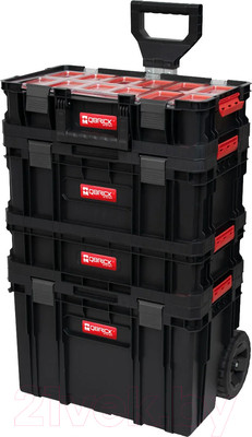 Набор ящиков для инструментов QBrick System Two Cart Set 6in1 / Z252597PG002 (черный)