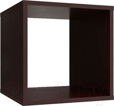 Стеллаж Mebel-Ars Калакс 1x1 (венге цаво)