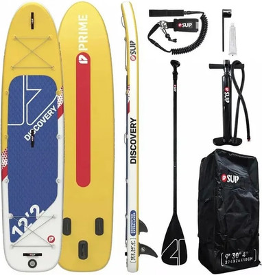 SUP-борд PRIME Discovery 12.2x34x6 (желтый)