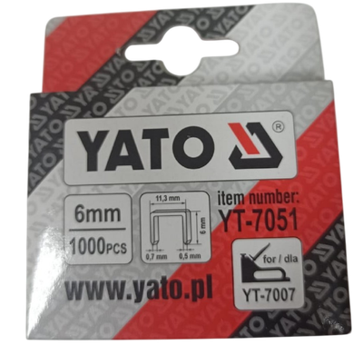 Скобы Yato YT-7051
