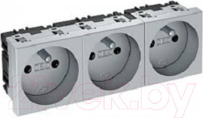 Розетка OBO Bettermann STD-D3 AL3 / 6120132 (алюминий)