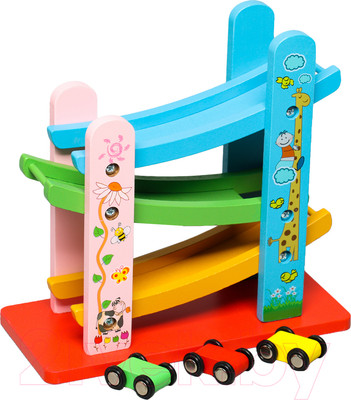 Автотрек Лесная мастерская Зверята / 4619358